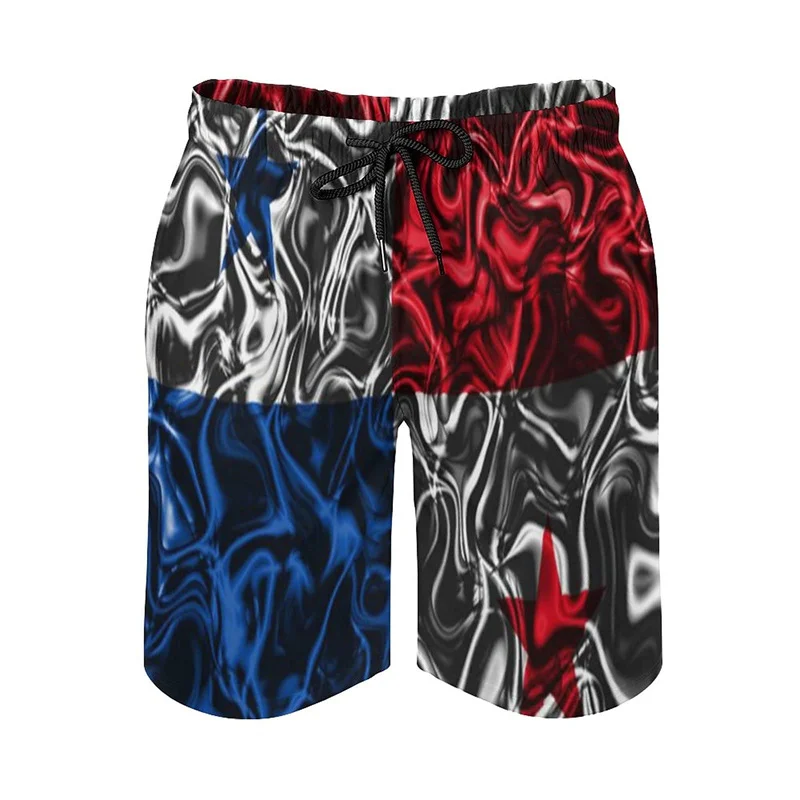 

Panama National Flag Graphic Shorts Pants Pop 3D Printing Hip Hop y2k Board Shorts Summer Hawaii Swimsuit Cool Surf Swim Trunks