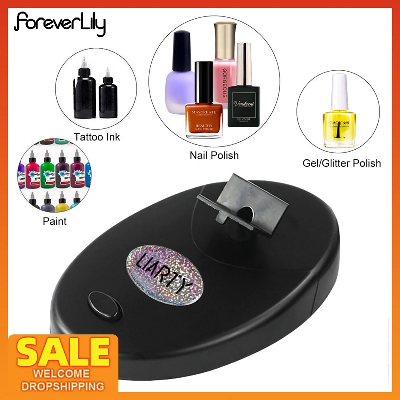 Foreverlily Nail Lacquer Shaker Adjustable Nail Gel Polish Varnish Bottle Shaking Machine Shake