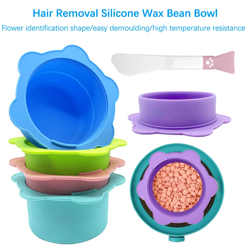 

Нагреватель для воска, 400 мл, термостойкие силиконовые чаши, антипригарная подкладка для сковородок, Легкая очистка, удаление волос, таяние, воск, чаши