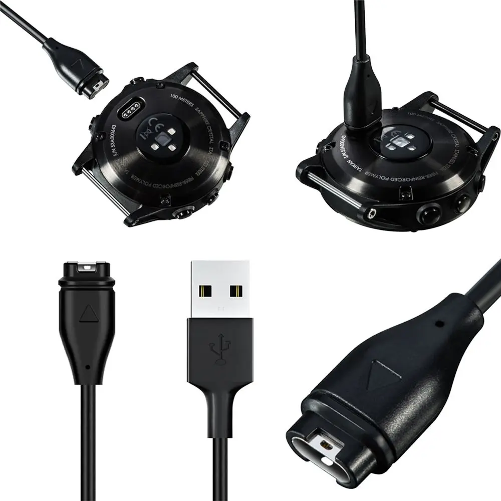 Fashion Replacement Portable Watch Accessories USB Cable Charging Cord Charger Power Adapter For Garmin Fenix 7 7s 7x