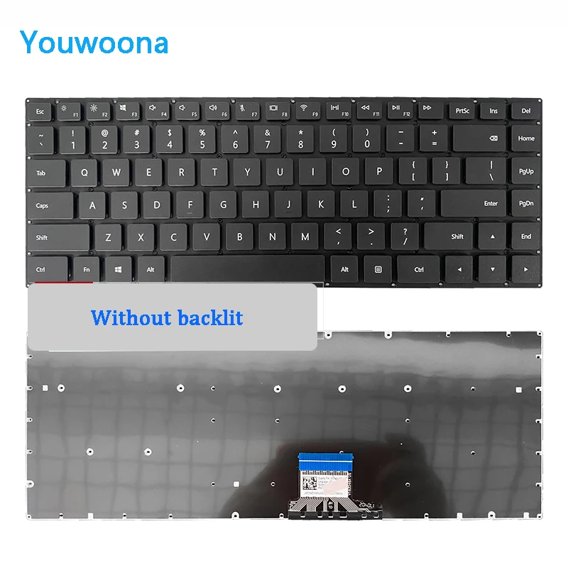 Nuova Tastiera Per Laptop Originale Per Huawei Matebook Mrc-W50 W60 W00 Wx0 Pl-W19 W09 W00 W29 Mrc-W50R W50 15.6 Pollici