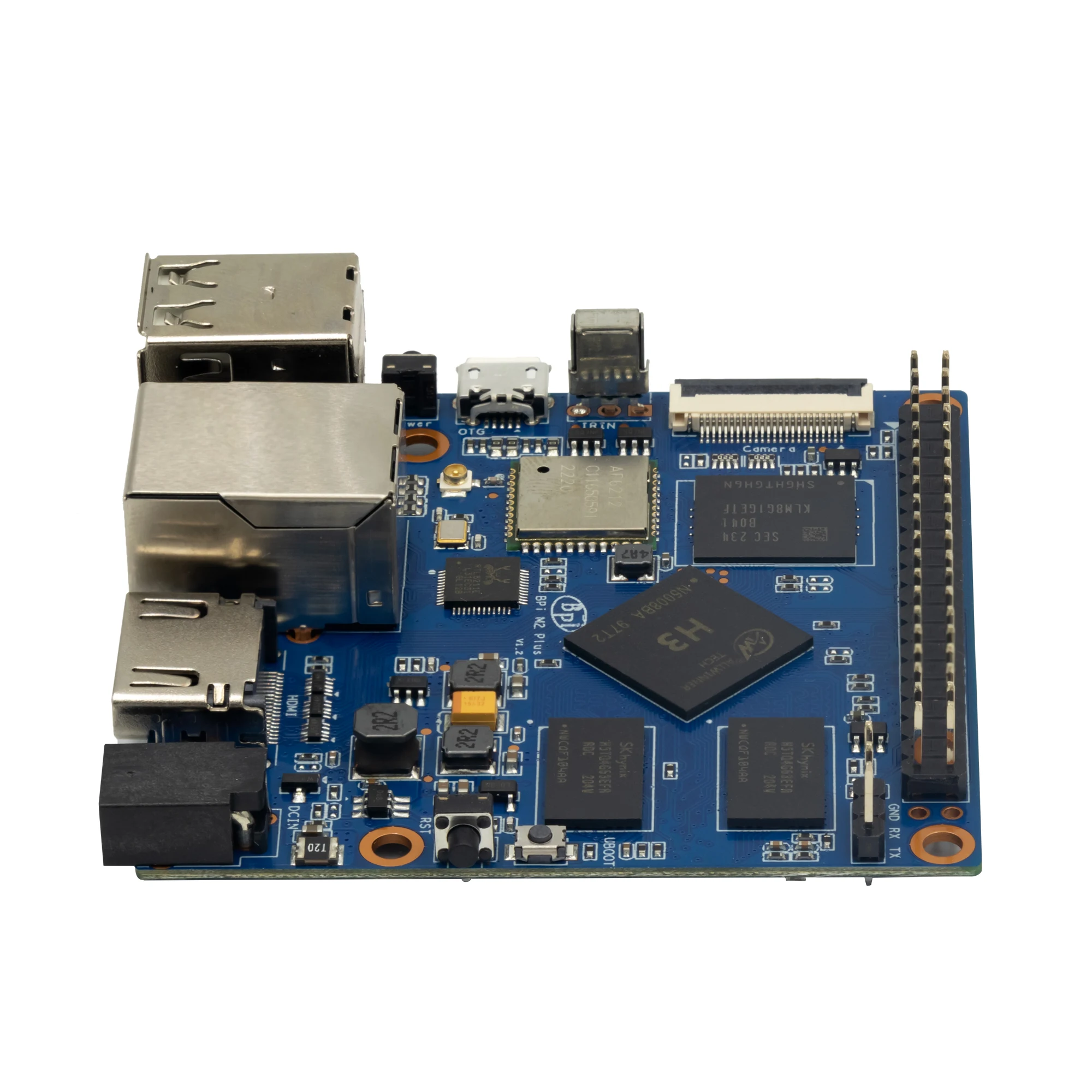 ٳ  BPI-M2 + ̽  Allwinner H3  ھ 1.2GHz Cortex-A7 1GB DDR3 8GB eMMC WiFi BT4.0  ȵ̵ 7 Linux