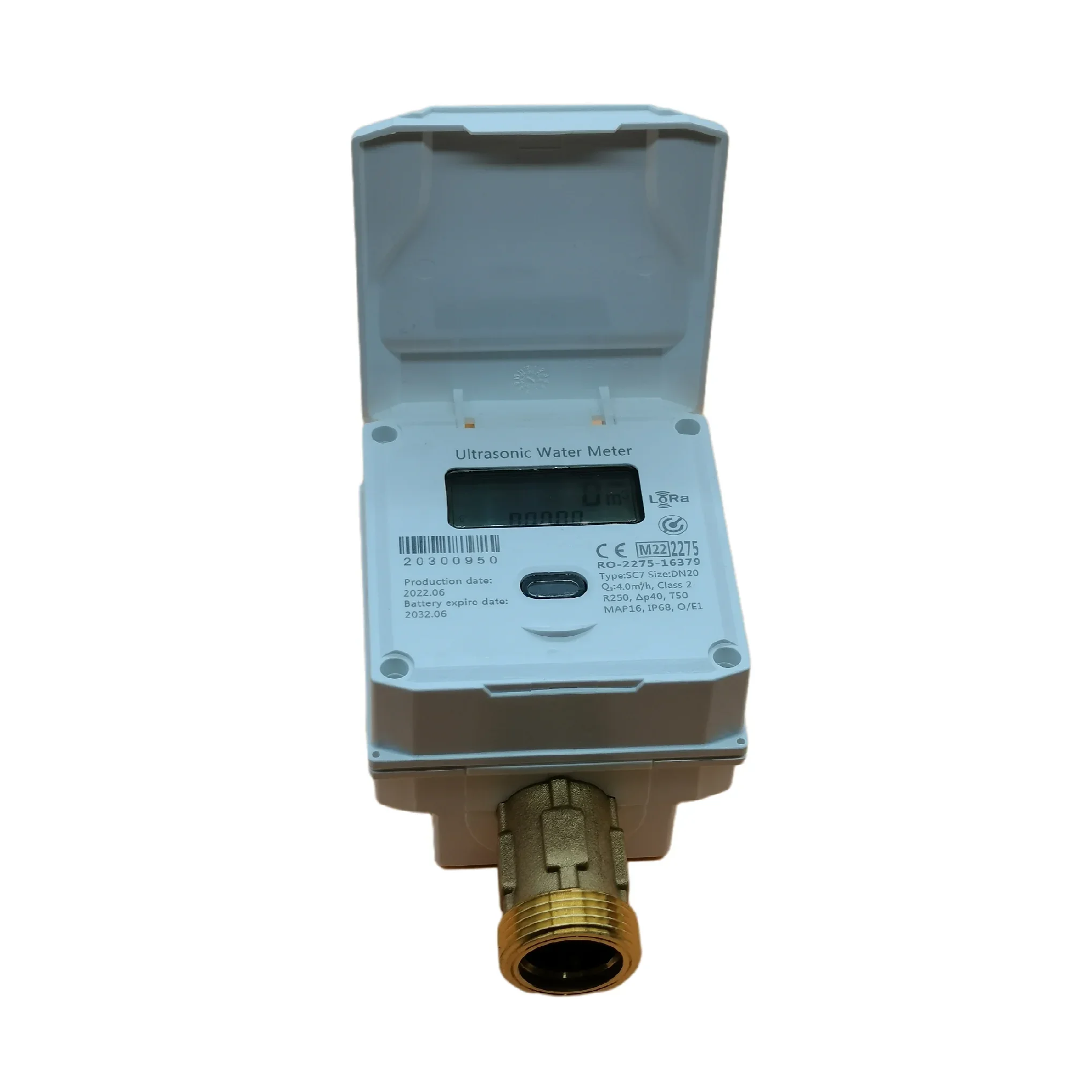 NB-IoT /LoRa/LoRaWAN Wireless Meter Reading Ultrasonic smart Water meter