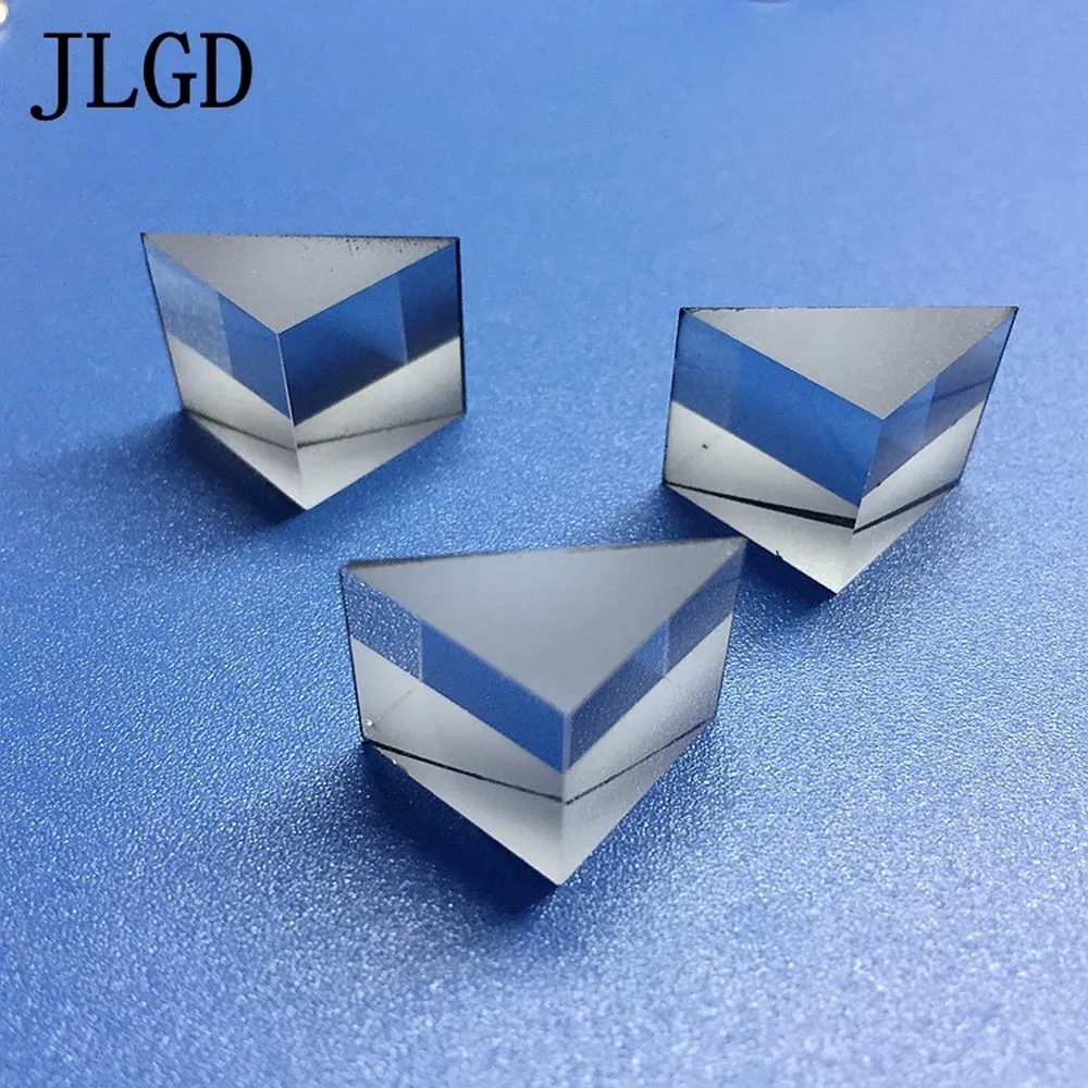 Enhanced Optical K9 Glass Right-Angle Prism with 45-Degree Reflective Coating
