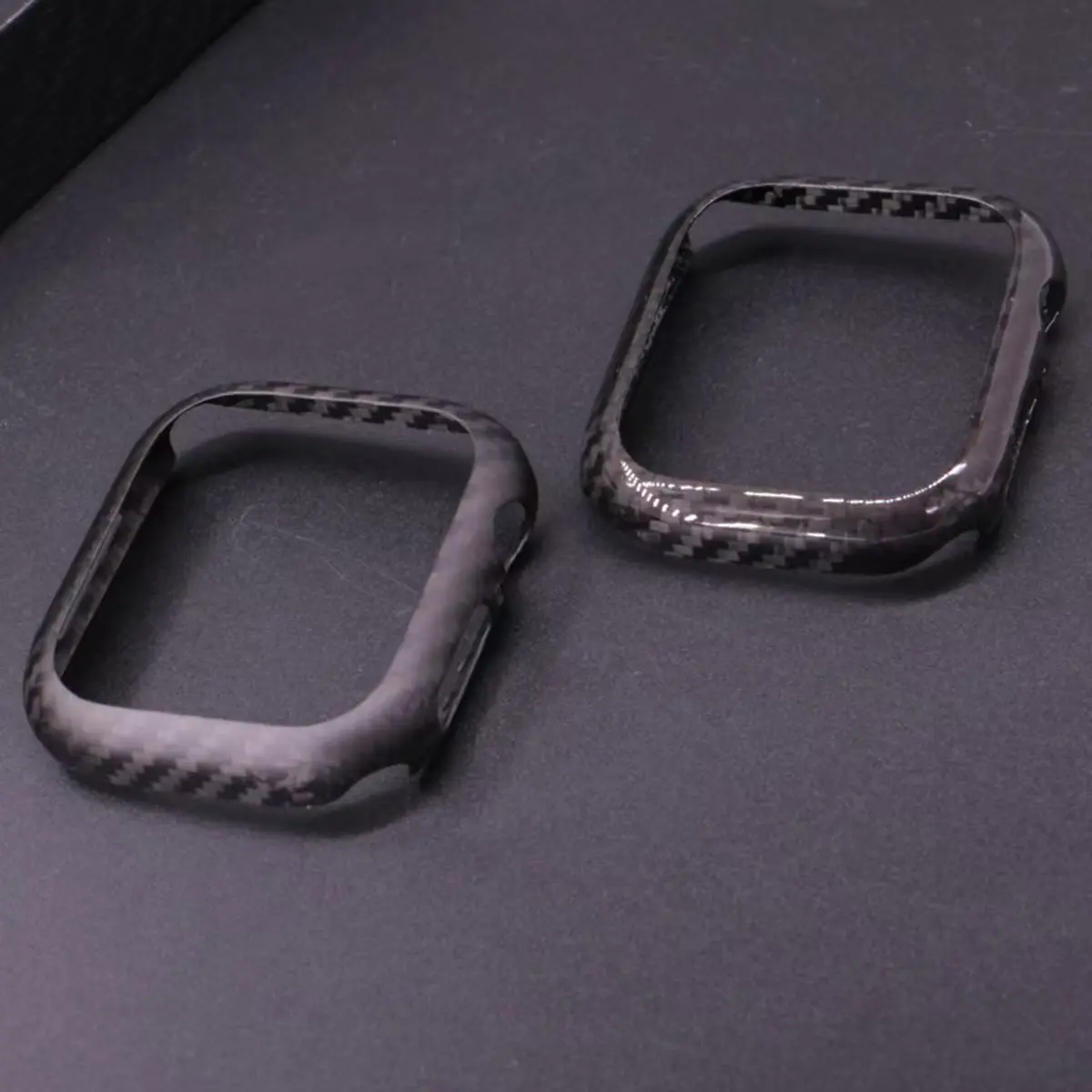 Matte Glossy Genuine Carbon Fiber Shockproof Slim Bumper Frame Case