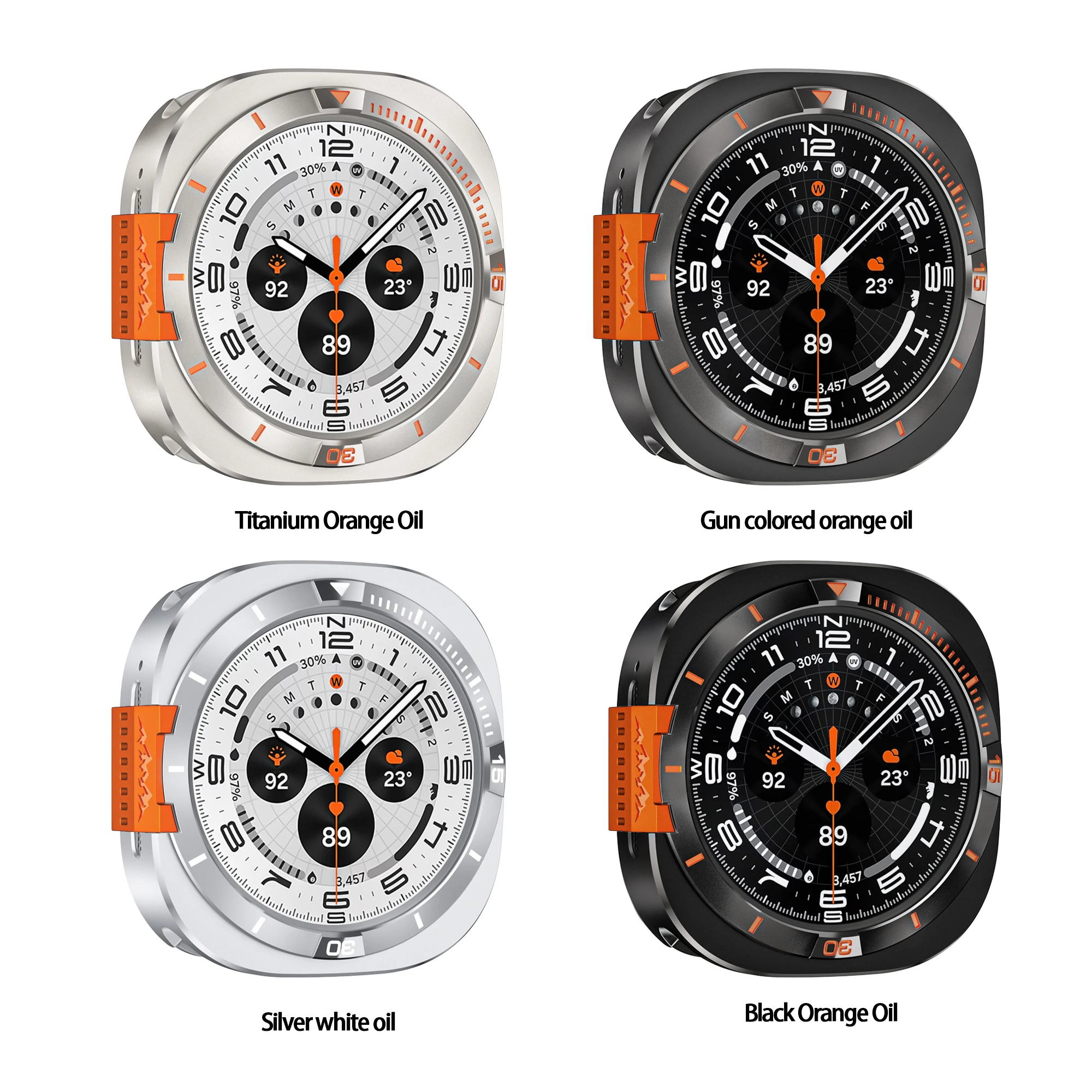Premium Aluminium Alloy Protective Watch Case - Screen Protector Accessories for Enhanced Durability and Style