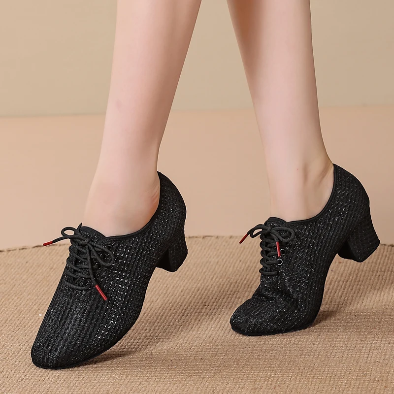 Dance shoes Adult Women Waltz Indoor Modern Dancing Practice