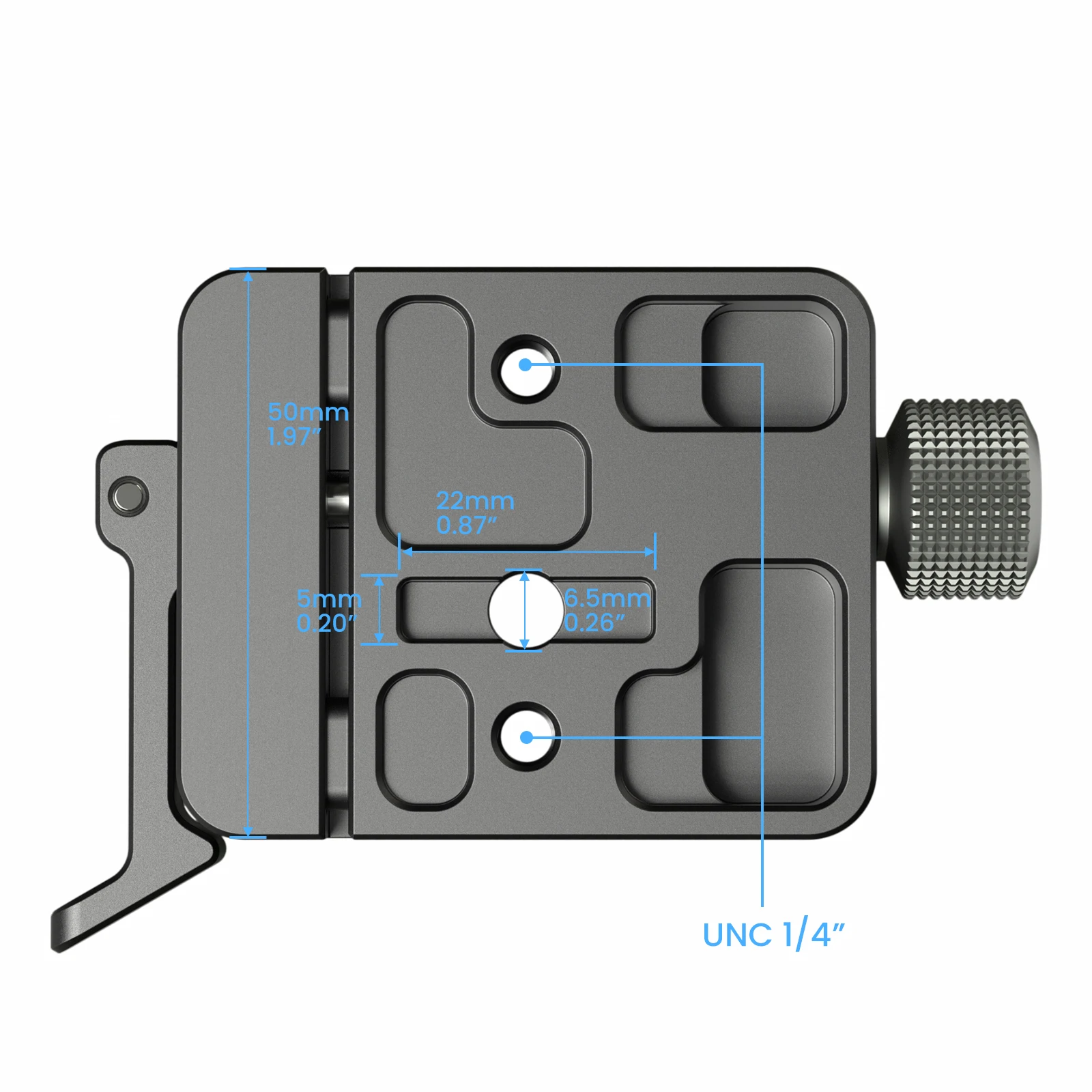 Weyllan AP50 Arca-Swiss zacisk stop aluminium CNC Picatinny Adapter zacisk statyw płyta szybkiego uwalniania do polowania