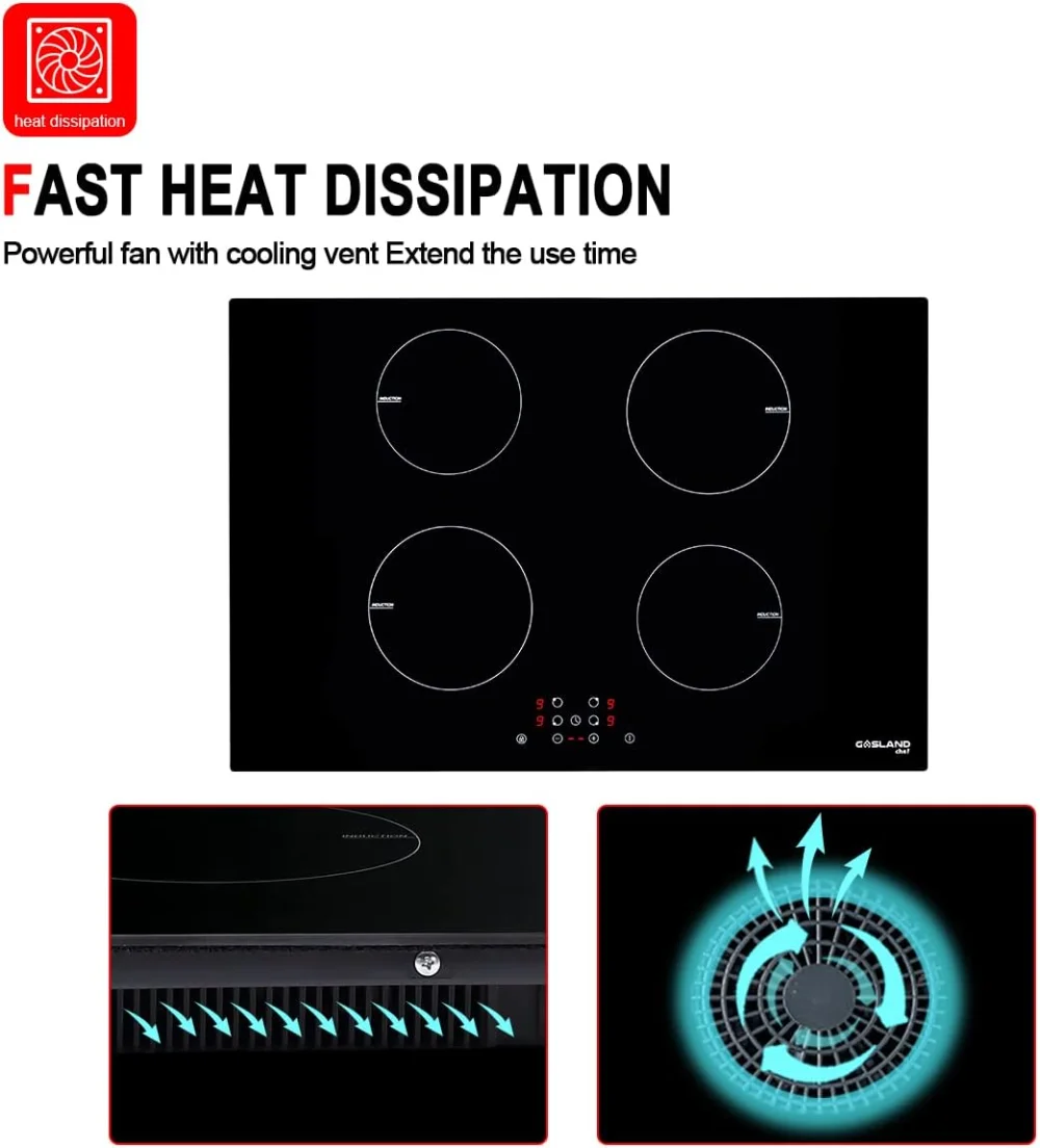 Induction Cooktop 30 Inch, GASLAND Chef Built-in Electric Cooktop 4 Burners  Electric Stove Top, Induction Cookers For Sale - AliExpress