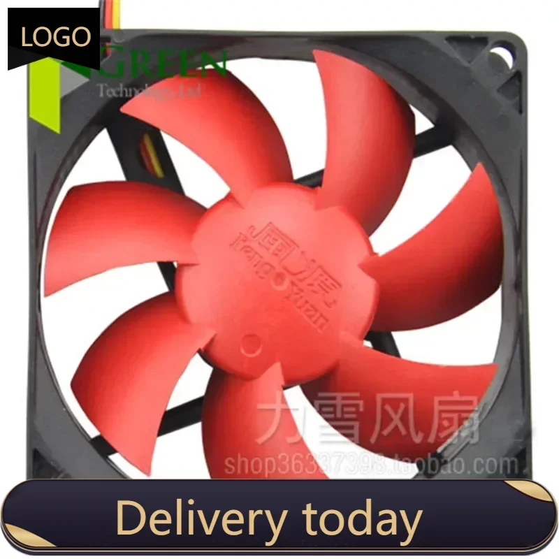 

New DC12V Silent 80MM 8025 80*80*25MM 8*8*2.5CM chassis fan Hydro bearing Computer case fan 3pin and 4D