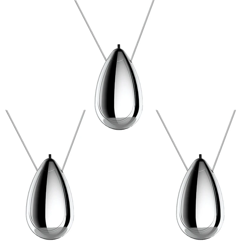 

3X Fashionable Personal Wearable Mini Portable Rechargeable Negative Ion Hanging Neck Air Purifier