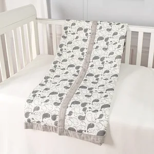 120x150cm 4 Layer Gauze Bamboo Fiber Muslin Swaddle Baby Blankets Wrap Newborn Baby Towel Children Sleeping Blanket