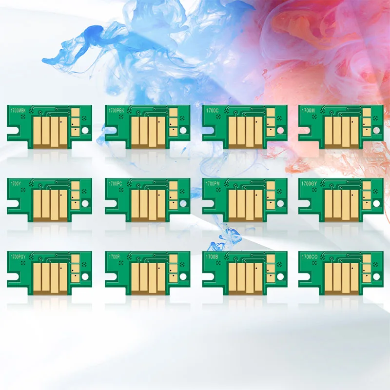 PFI-1700 PFI1700 1700 Ink Cartridge Chip For Canon PRO-2000 PRO-2100 PRO-4000 PRO-4000S PRO-6000 PRO-6100 Chips New Version cartridge chip