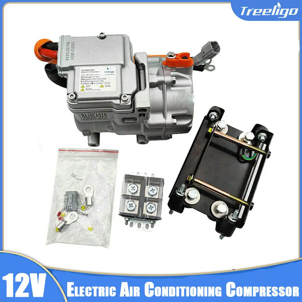 

Treeligo Universal 14CC 12v Electric Air Conditioner Compressor Air Conditioning compressor For Camp Car Truck Bus Boat Camp