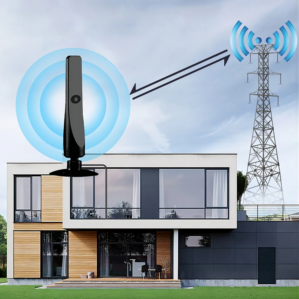 Digital TV Antenna with Signal Booster for Indoor Use