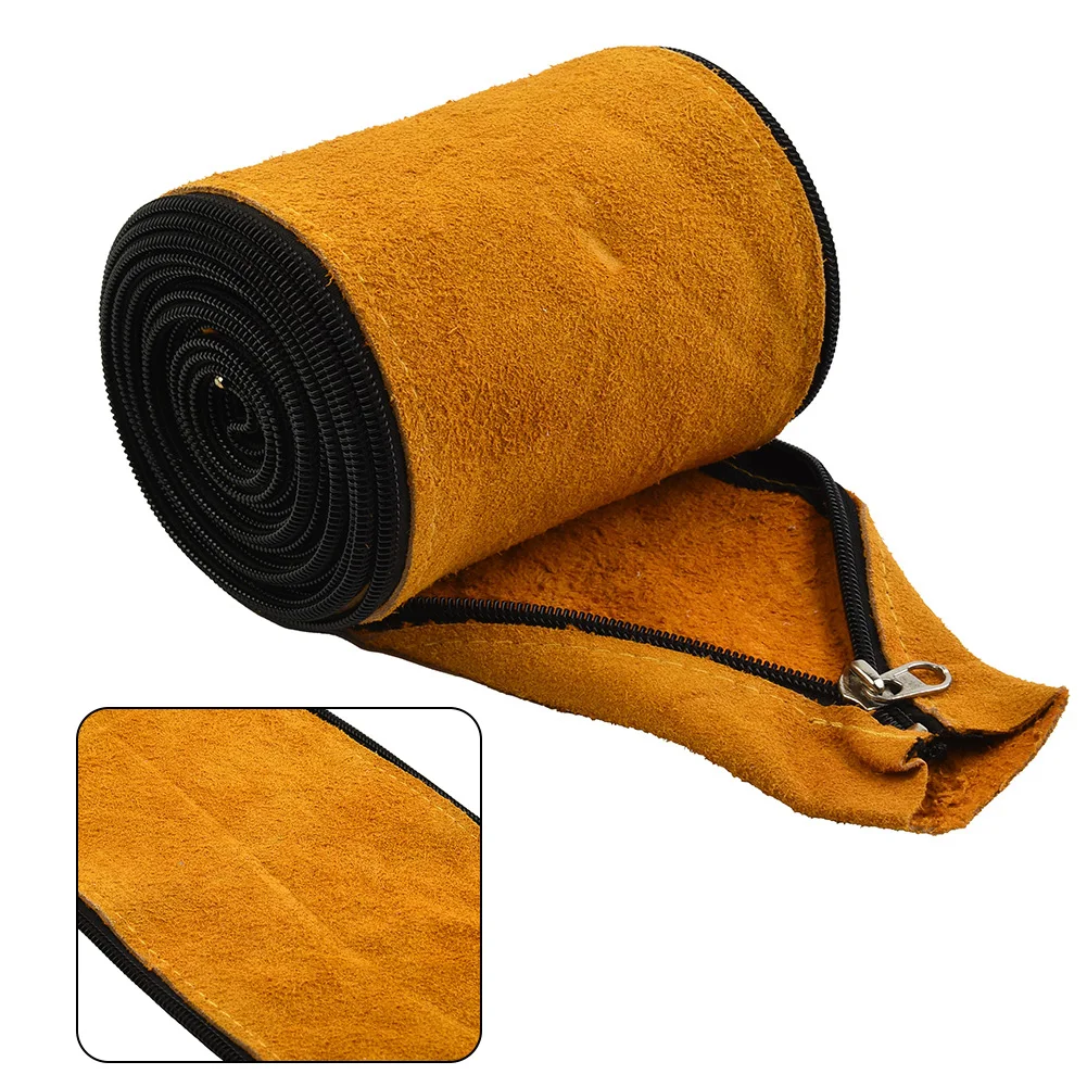 

Cable Cover TIG Welding Torch Flexible Protection Spare Parts Accessories Cowhide Diameter 29mm Hose Leather 12ft L 4in Wide
