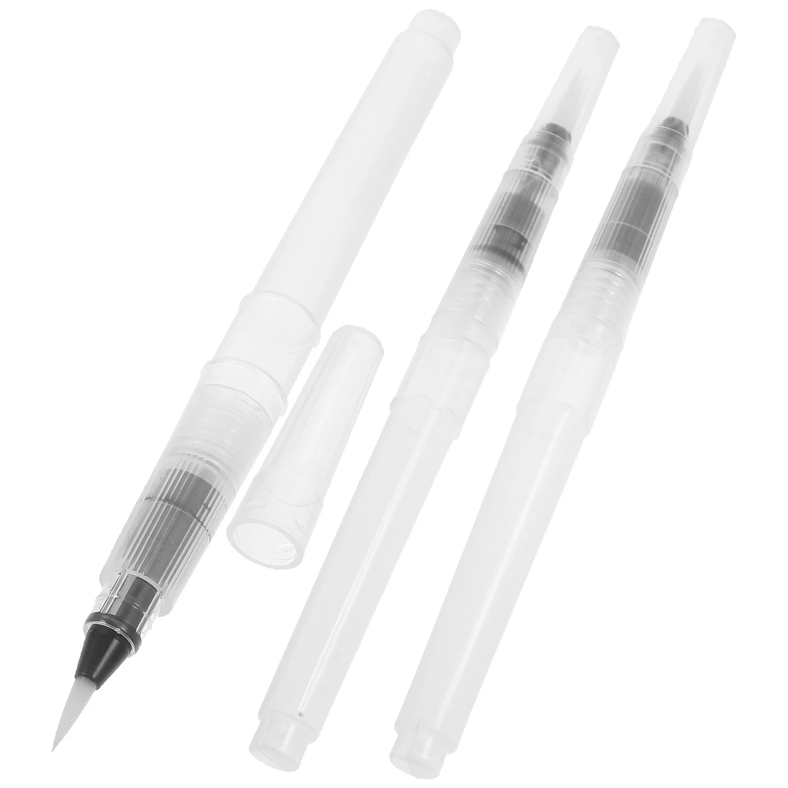 

3 шт. многоразовые акварельные ручки, многоразовый инструмент для рисования, кисть для рисования белого цвета