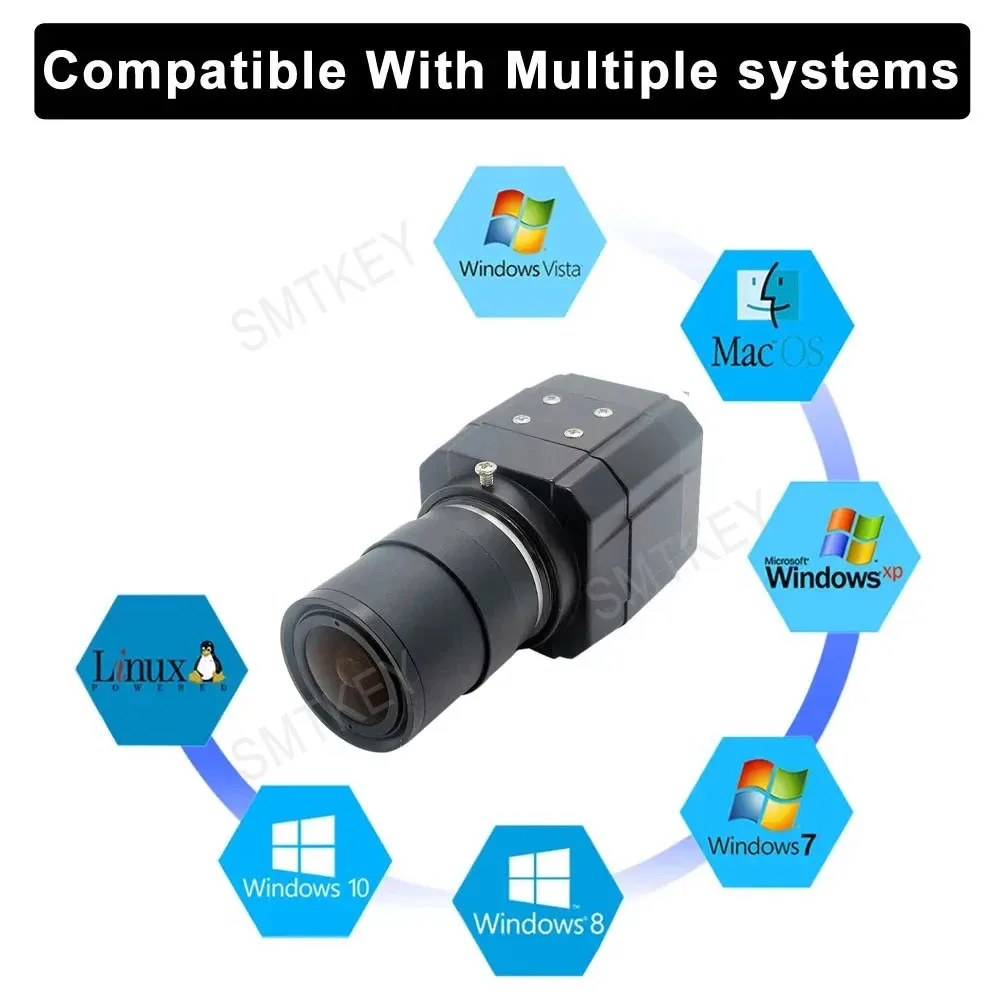 Ultra 4K Streaming Webcam with Varifocal and Fixed Lens for High-Definition Video