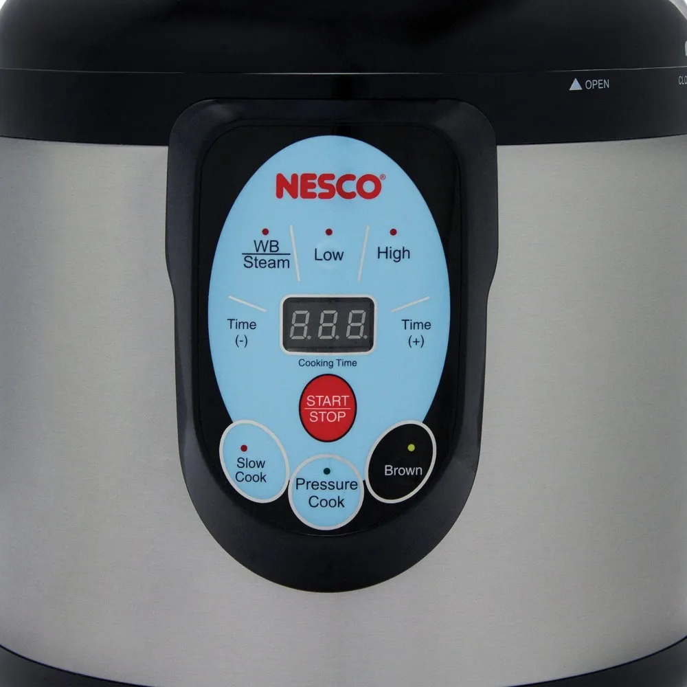 New NESCO&reg; NPC-9 9.5 Qt. Electric Smart Pressure Cooker and Canner