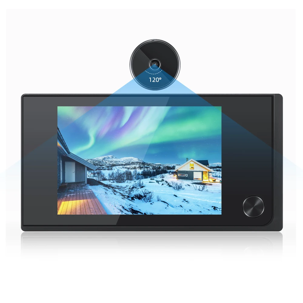 LetCart Videocamera Di Sicurezza - 3.5"LCD Digitale 120 Gradi - Foto 7