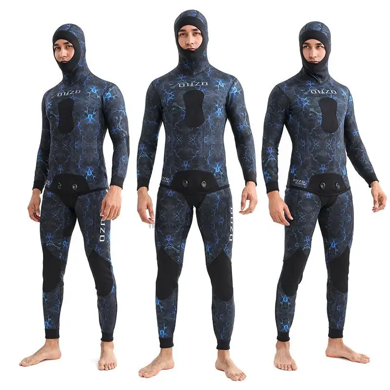 3.5mmNeoprene Wetsuit Men Camo WetSuits Keep Warm Surf Scuba Diving Suit Fishing Spearfishing Swimming Suit Kitesurf WetSuits 5