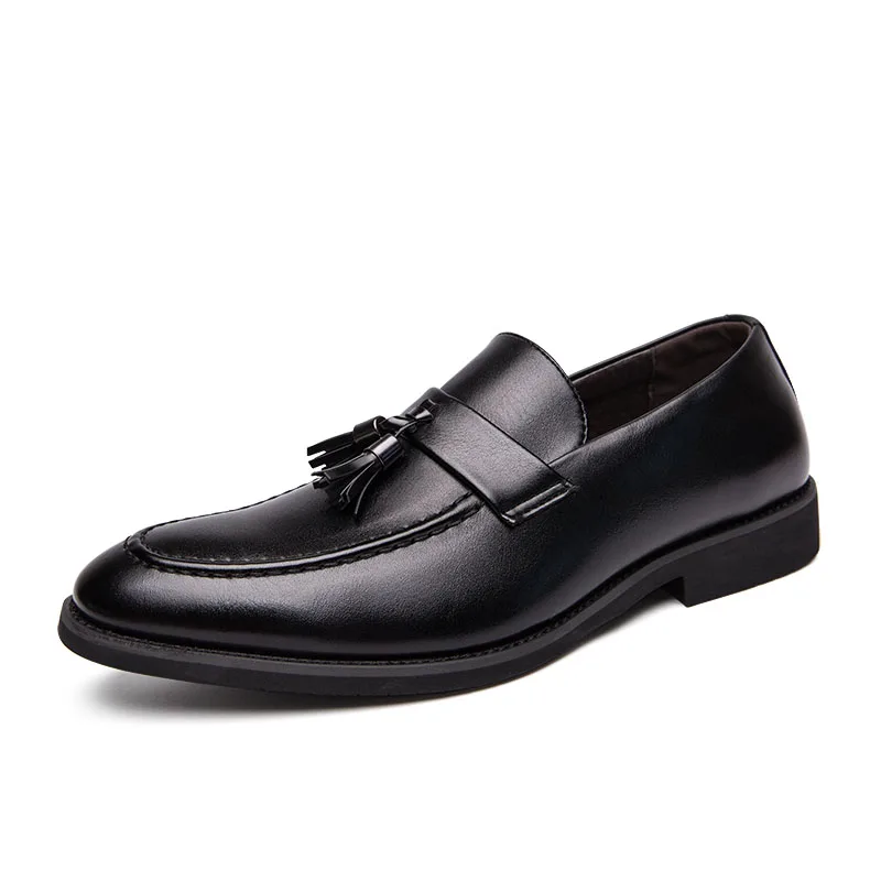 Men Casual Shoes Breathable designer shoes Leather Loafers Business Office Shoes For Men Driving Moccasins Comfortable Tassel