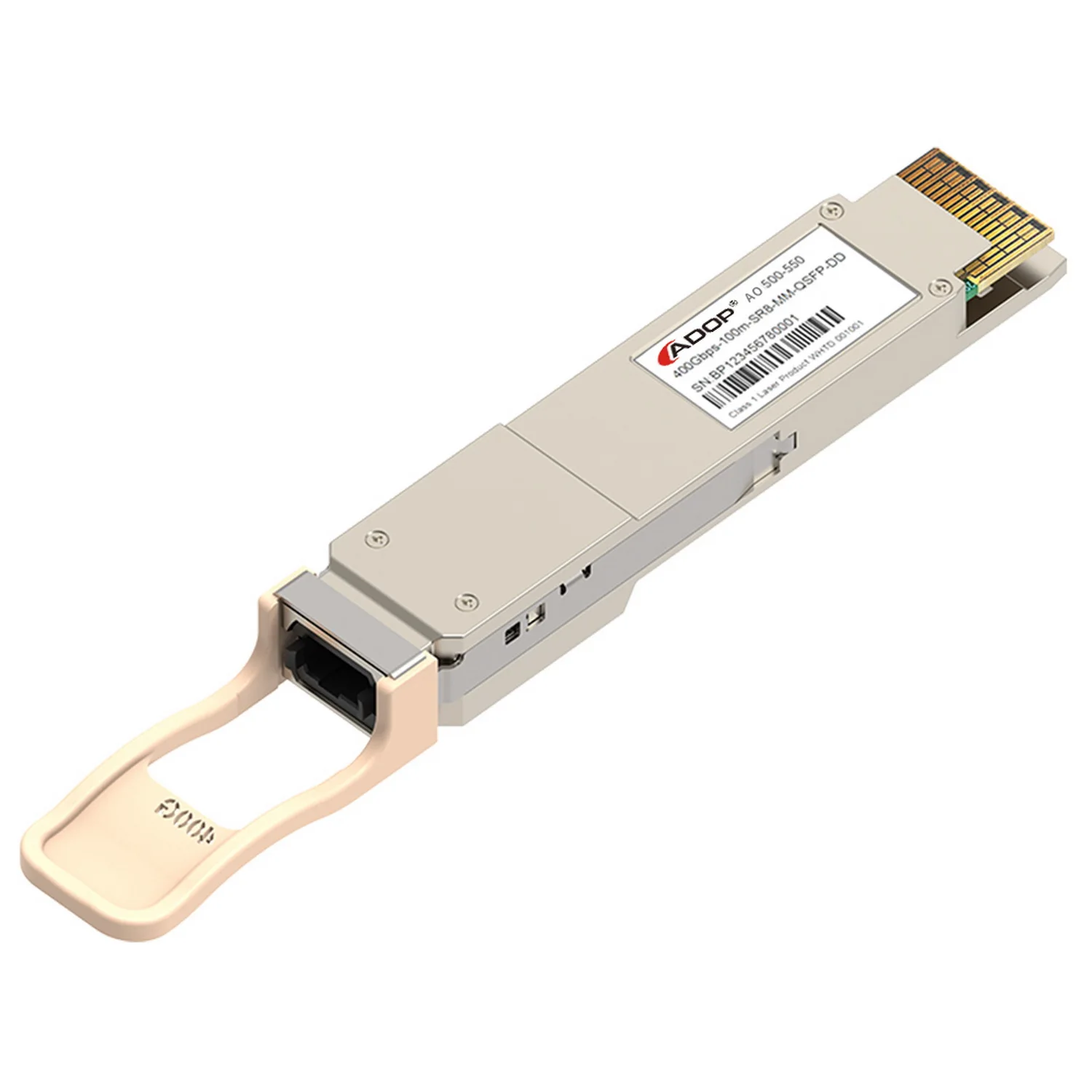 ADOP for Cisco QDD-400G-SR8-S Compatible 400GBASE-SR8 QSFP-DD PAM4 850nm 100m DOM MTP/MPO-16 MMF Optical Transceiver Module