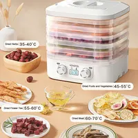 5 Layers Intelligent Fruit Dryer 48 Hours Long Lasting Pet Food Dehydration Smart Thermostatic Fruit Vegetable Meat Dehydrator 2