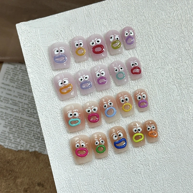 1pc Monster Nail Art Stickers