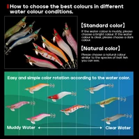 Glow-Enhanced Squid Jig Lure for Epic Ocean Fishing Adventures - Image 3