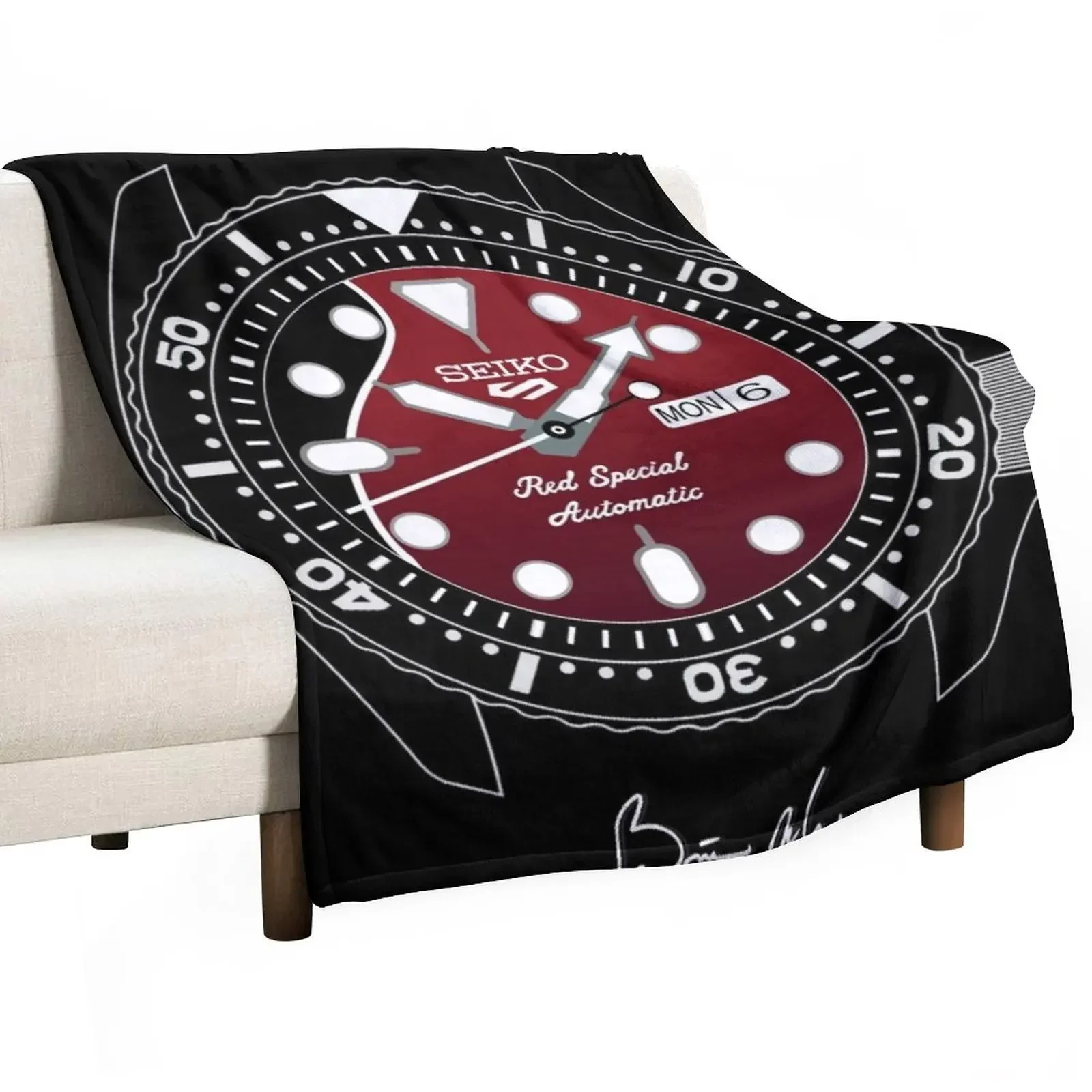 

Seiko 5 Brian May Red Special Throw Blanket Moving Hairys Decoratives Thermals For Travel Blankets