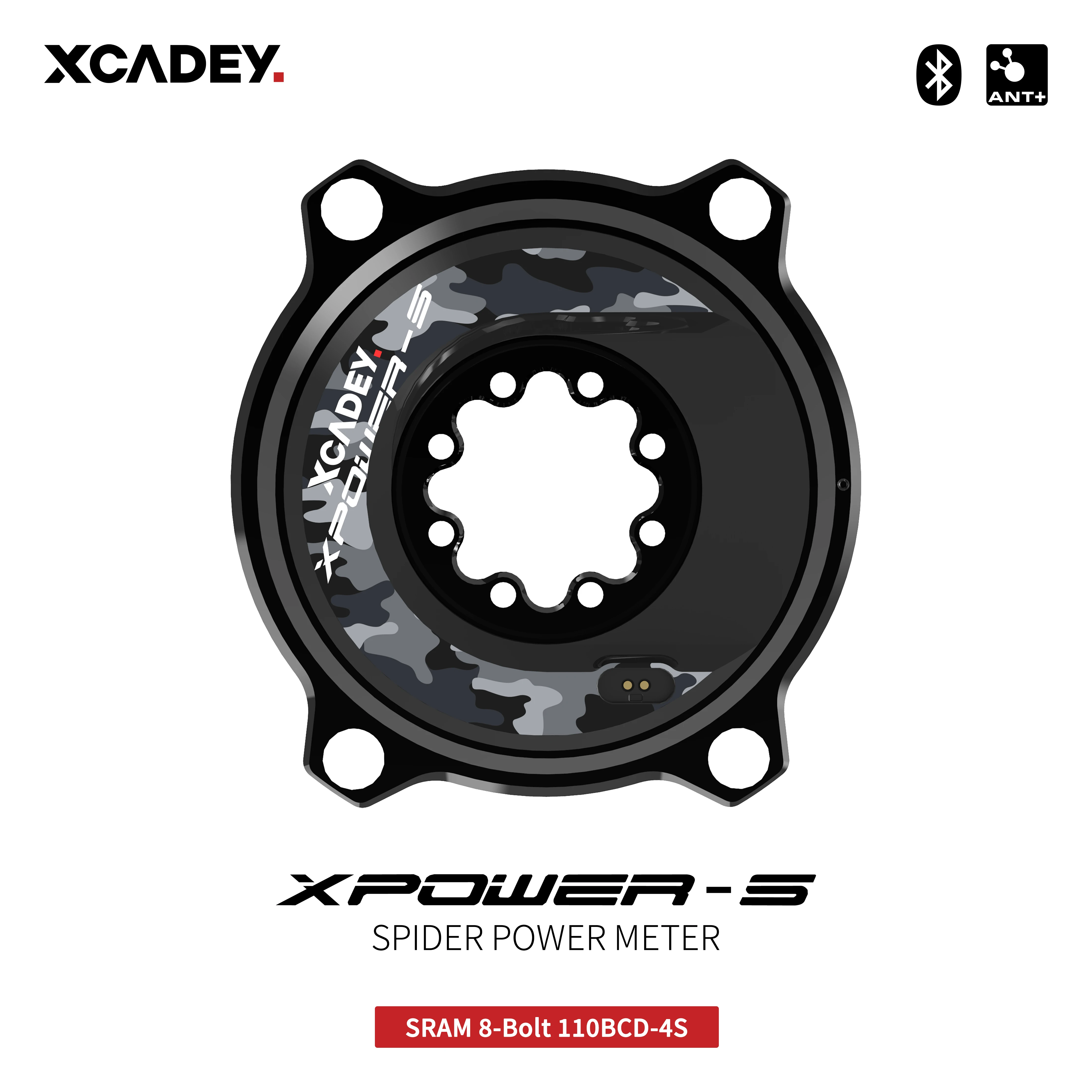Xcadey XPOWER-S道路自転車バイクmtbスパイダーパワーsram用ローター