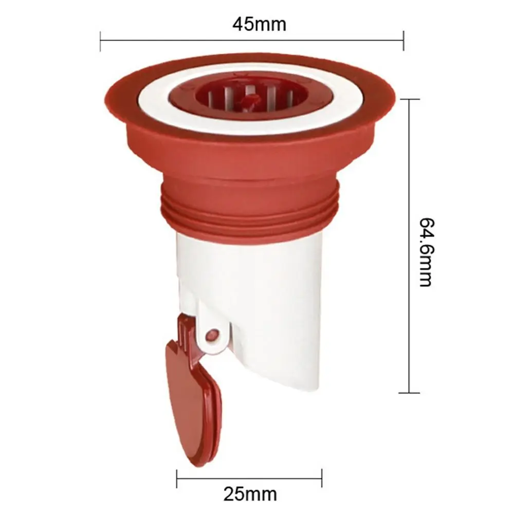 Universal Fast Drainage Floor Drain Core Bathroom Sewer Seal Leak Anti Odor Floor Strainer Plug Floor Shower Drain Stopper