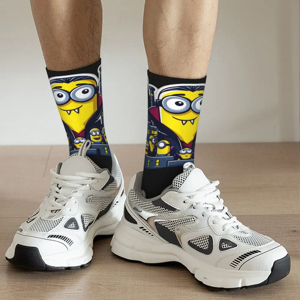 Custom Cool Print M- Minions Cartoon Socks for Women Men Stretchy Summer Autumn Winter M- Minions Bananas Crew Socks 79 S0e830ab000f948aaaf3809c72d88ee39l