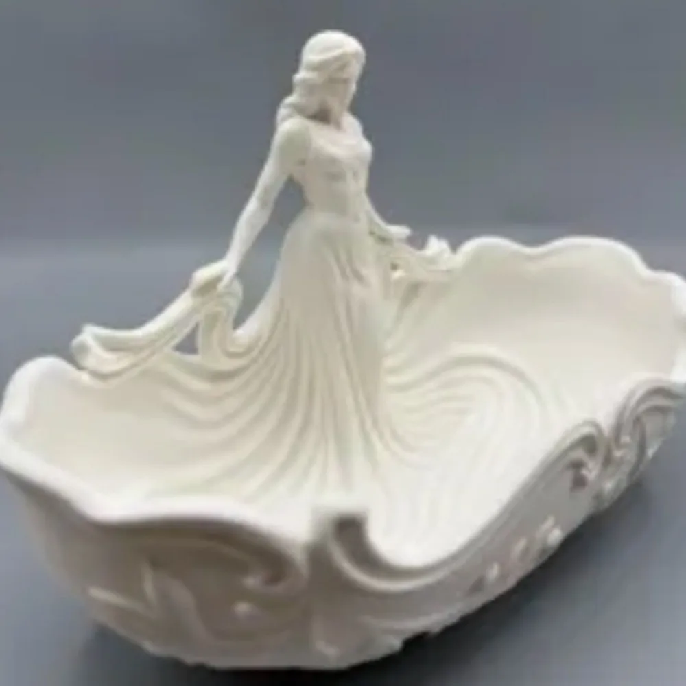 Storage Elegant Jewelry Storage Tray Simple Statue-Shaped Decorative Storage Tray Home Desktop Tray Nightstand