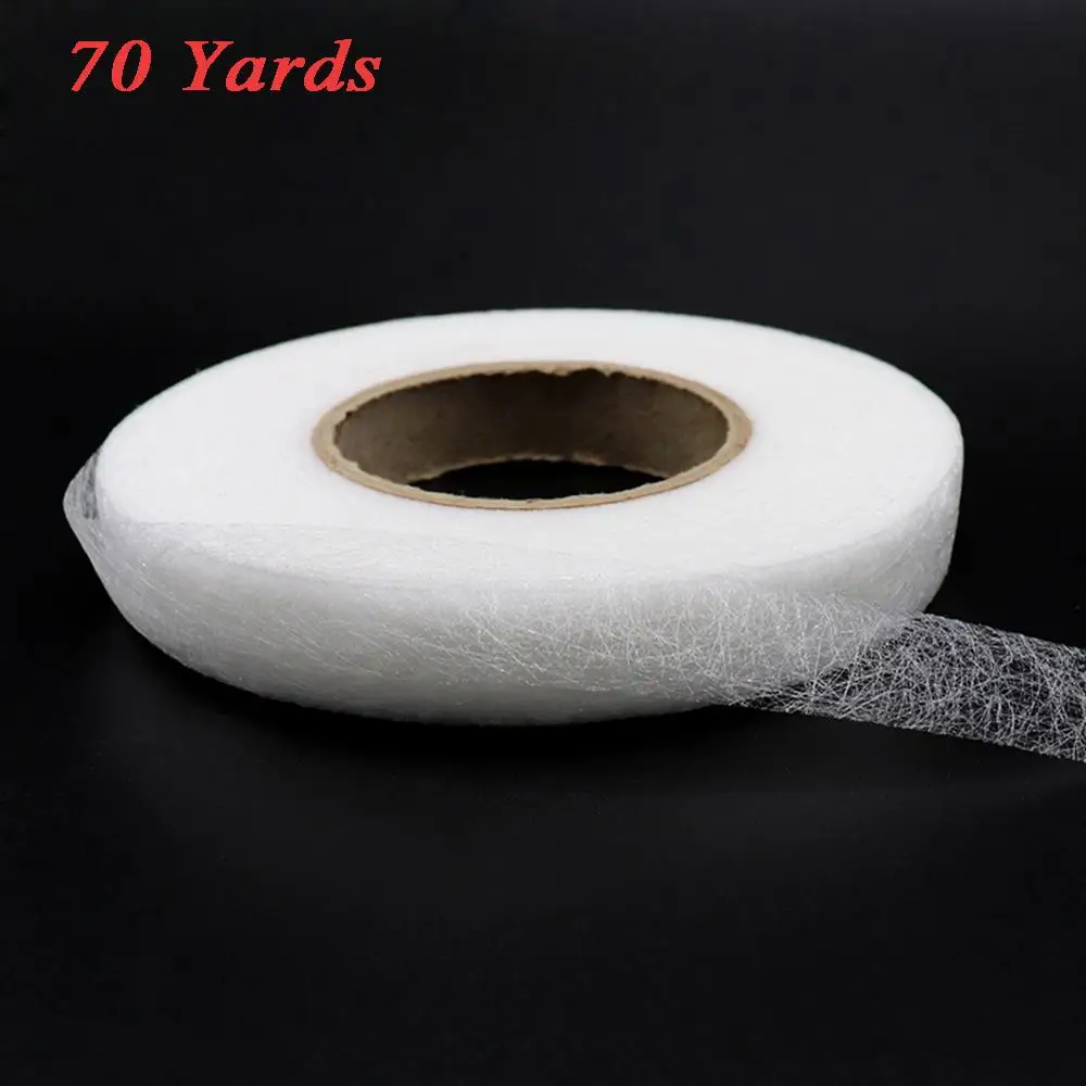 White Double Sided Sewing Accessory Adhesive Tape Cloth Apparel Fusible  Interlining Fabric Tape - AliExpress