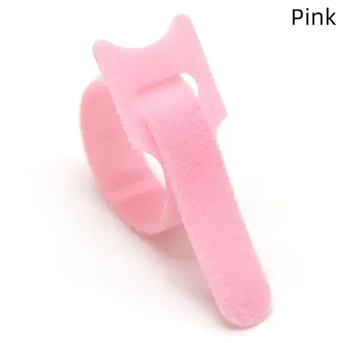 Releasable Cable Ties Wire Organizer Black 15 20 25 30cm Nylon Hook Loop Straps Wrap Zip Bundle Bandage Tie Plastics Fastening - Image 16