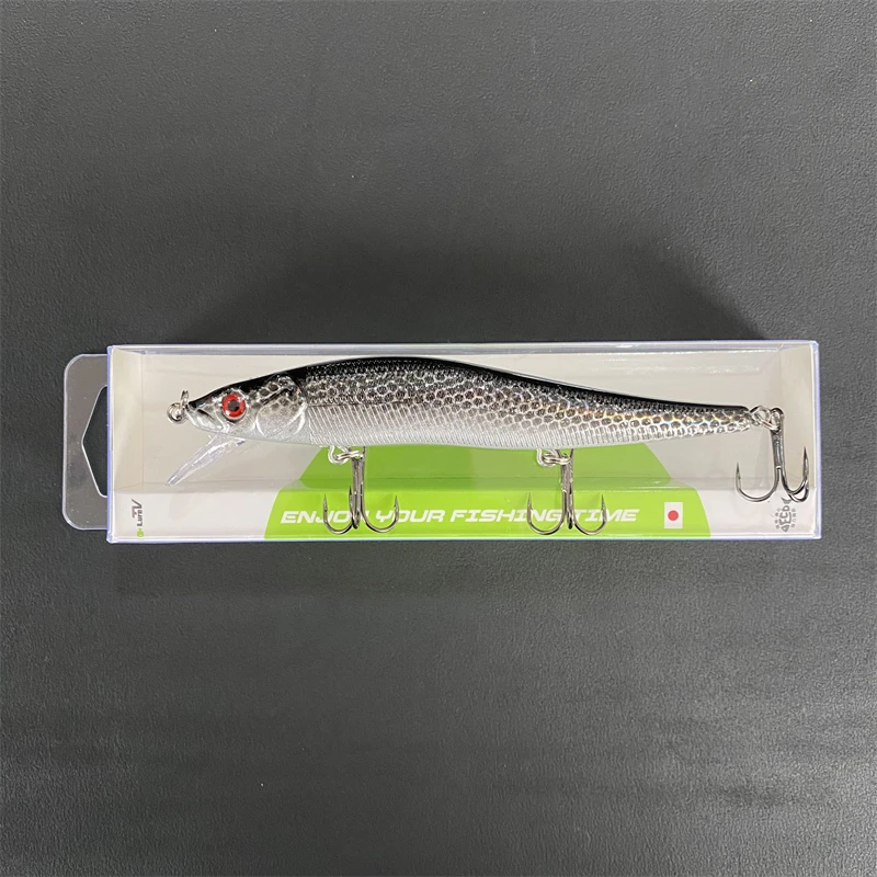 LURETV Japan Gleicher Stil Roada Classic Stop Bait King 116S Mino JERK BAIT9241 – Detail 12