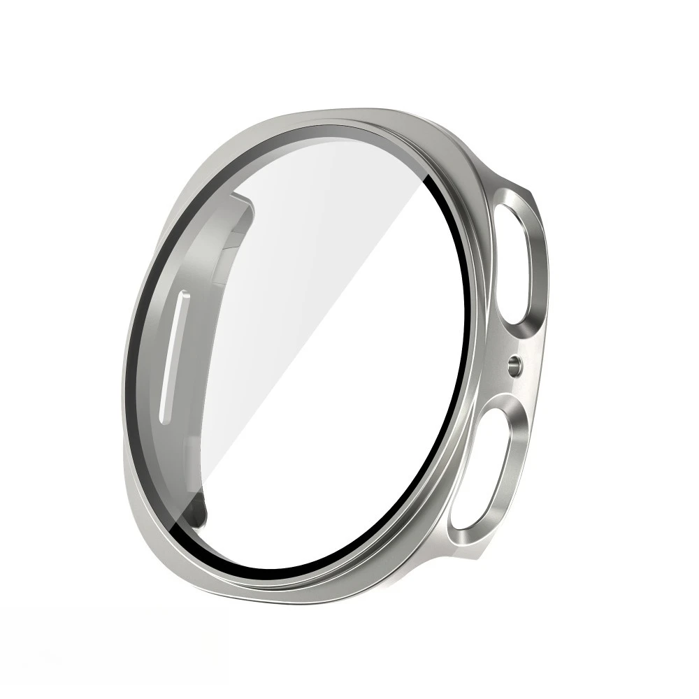 Premium Glass PC Case + Screen Protector for Galaxy Watch 8 - Full Hard Bumper Cover 44mm/40mm