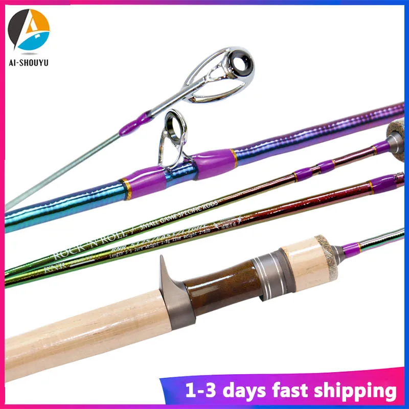 

AI-SHOUYU Ultralight Fishing Rod UL Power Trout Spinning Rod Solid Tip 1.68m 1.8m Fast 1-8g 2-6lb Carbon Casting Rod