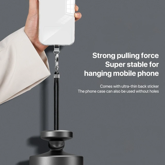 Nueva correa de cordón ajustable Universal para teléfono móvil, cuerda colgante para el cuello, cordones antipérdida, accesorios para teléfono móvil 4