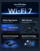 BE3600 WiFi 7 Gigabit 4 Stream Dual Band Router WR3600 MU-MIMO High Gain Antennas VPN Clients & Server, Cloud Control 2