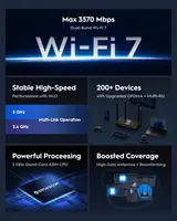 BE3600 WiFi 7 Gigabit 4 Stream Dual Band Router WR3600 MU-MIMO High Gain Antennas VPN Clients & Server, Cloud Control 2