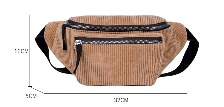 Pochette Ceinture Banane Unisexe - 4 Fermetures éclair - Noir/Bleu Royal - Sport/Course/Vélo