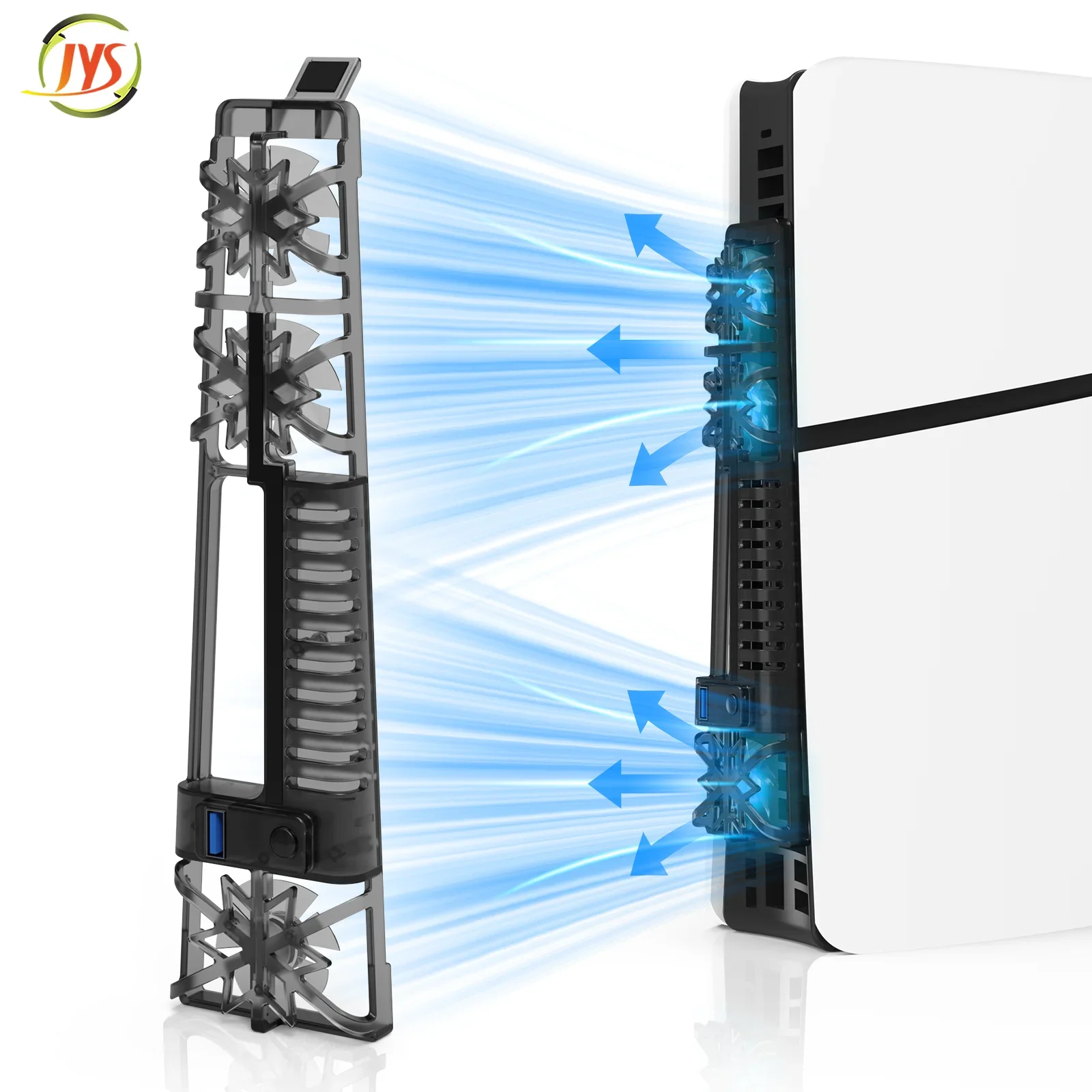 HOT JYS-P5175 Cooling Fan for PS5 Pro Console fan For PS5 slim Gaming Accessories with LED Light Cooling System