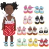 5cm Leather Doll Shoes 1/6 Cute Lace Mini Boots For 30cm Articulated Doll Shoes For Paola Reina,Nancy&EXO Dolls Girt's Gift Toy 2