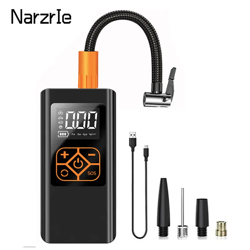 150PSI 4000mAh Digital Car Air Compressor Portable Electric Tire Inflator Pump Wireless/Wired for Motorcycle Bike Car Tyre Balls air pump electric tire inflator air compressor pump air compressor tire inflator inflatable pump