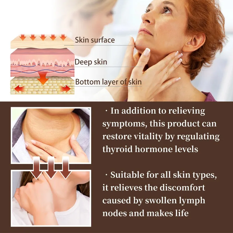 Lymphatic detox cream relieve lymph nodes swollenness pain treatment behind ears neck armpit discomfort pain ointment gel