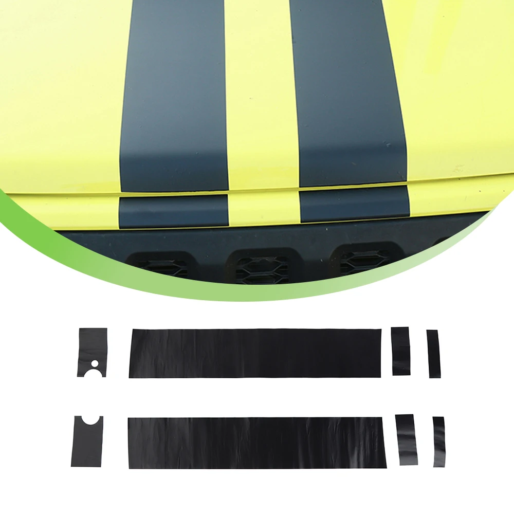 

8-Pack Car Hood High Mount Stop Light Cover Decoration Trim for Suzuki Jimny 2019 2020 2021 2022 2023 Exterior Accessories Black