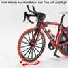 1:8 Scale Off-road Mountain Bike Model Miniature Toys Alloy Diecast Shock Absorption Doodle Road Racing Bicycles Kids Gifts 4